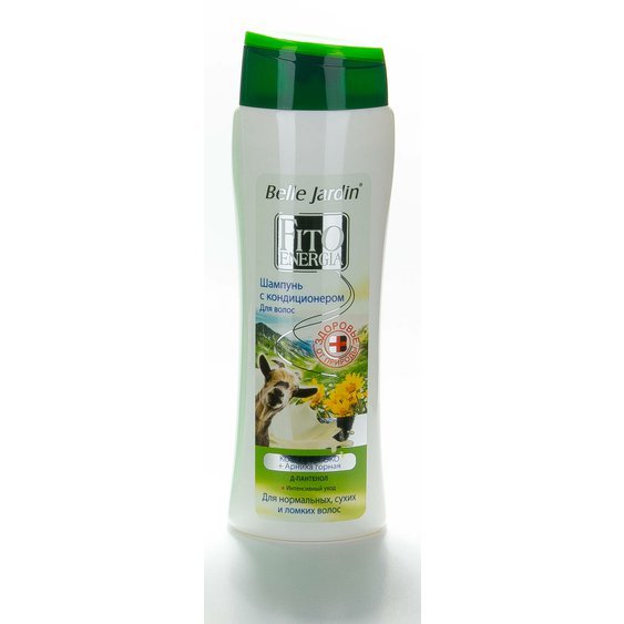 BELLE JARDIN Výživný šampon s kondicionérem  Kozí mléko  + Arnika  400ml 77103