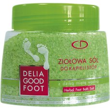 DELIA COSMETICS Good Foot bylinná koupelová sůL na nohy 570g