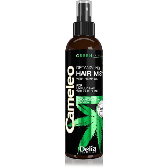 Delia Cosmetics Vegan Cameleo Green Cannabis  výživný sprej na vlasy 200ml 1526
