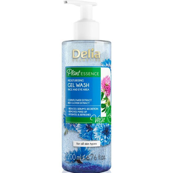 Delia Cosmetics Vegan Plant Essence Pleťový mycí gel 200ml 1562