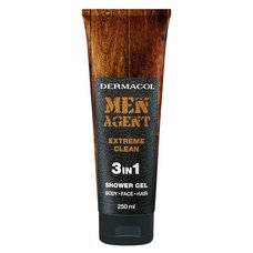 DERMACOL Men Agent extreme clean sprchový gel 3v1 250ml