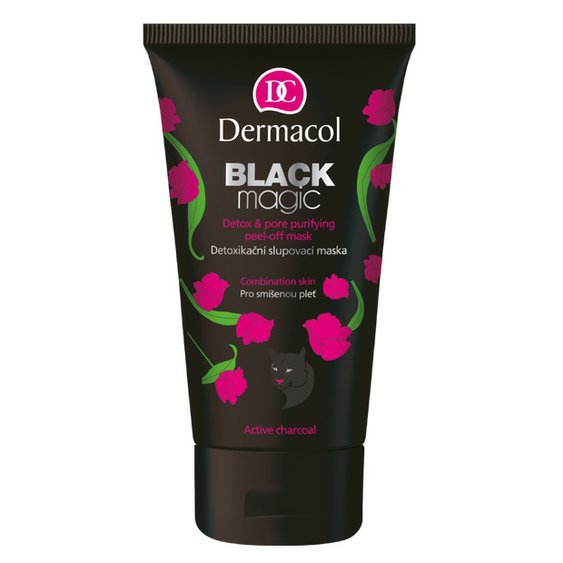 Dermacol Black magic detox & pore purifying peel-off mask  Černá slupovací maska 150ml 26091