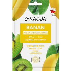 GRACJA Posilující maska Banán + Kiwi 1ks