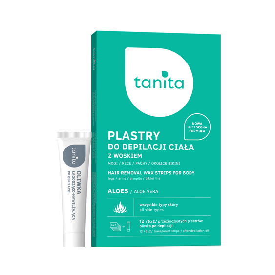 TANITA depilační náplast aloe tělo 12ks 2754