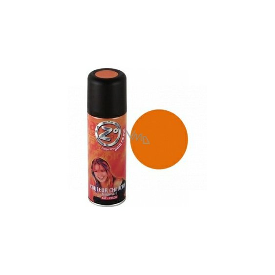 Zo Temporary Hair Colour barevný lak na vlasy Oranžový 125 ml sprej 6196.jpg
