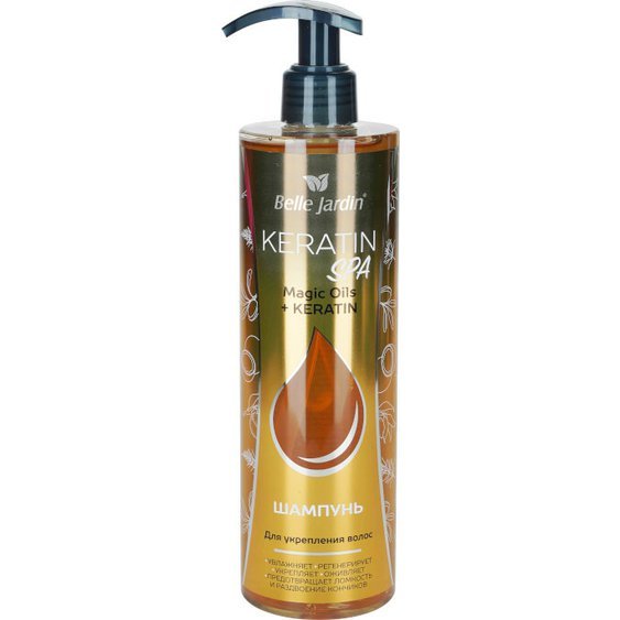 KERATIN SPA MAGIC OILS micelární šampón pro posílení vlasů 400ml 77122.jpg
