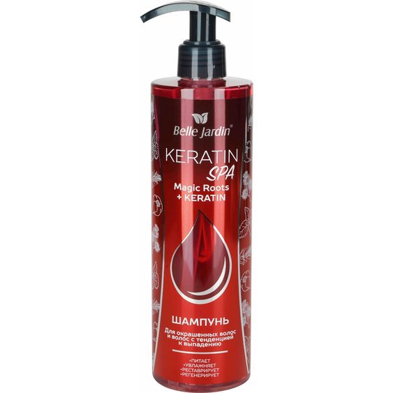 KERATIN SPA MAGIC ROOTS micelární šampón pro poškozené vlasy 400ml 77123.jpg