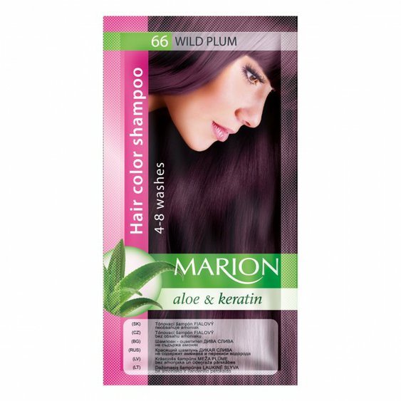 MARION Tónovací šampón 66 Švestka 40ml 7756