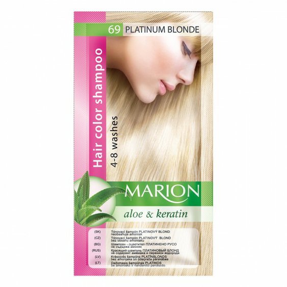 MARION Tónovací šampón 69 Platinový blond 40ml 7759