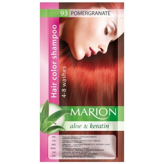 MARION Tónovací šampón 93 Červená hnědá 40ml 7762
