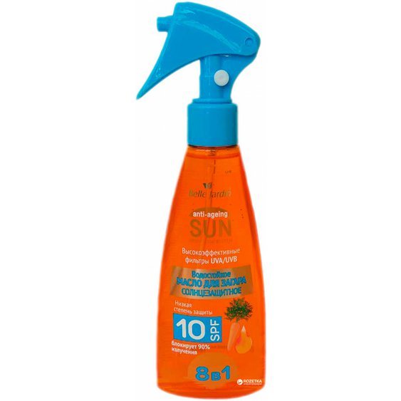 Belle Jardin SUN Water Olej na opalování SPF10 s filtry UVA / UVB160ml 79360.jpg