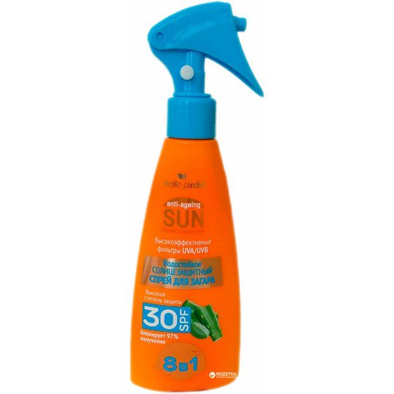 Belle Jardin SUN Water Voděodolné ochranné mléko na opalování SPF30 180ml79362.jpg