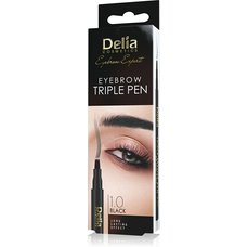 Delia Cosmetics Tattoo eyebrow pen 24H černý 1,3g
