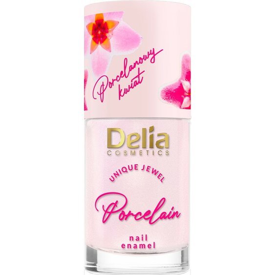 Delia Cosmetics Porcelan lak na nehty 2v1 č.5 růžový 11ml 89054