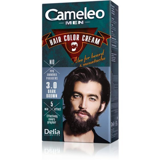 CAMELEO  barva na vlasy pro muže - tmavě hnědá 89301