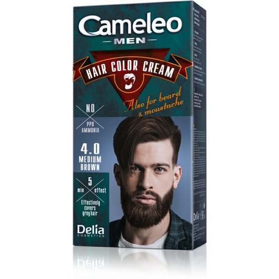 CAMELEO barva na vlasy pro muže - středně hnědá 89302