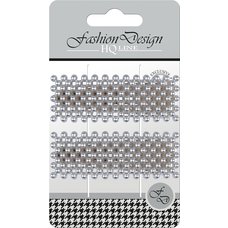 TOP CHOICE Sponky do vlasů 2ks Stříbrné perličky 23842 TOP CHOICE Sponky do vlasů 2ks Stříbrné perličky 23842