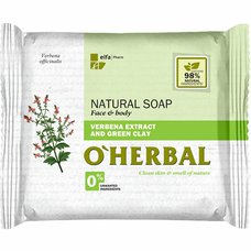 O`Herbal přírodní mýdlo s extraktem Verbena a zelenou hlínou 100g