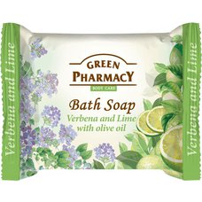 Green Pharmacy toaletní mýdlo s verbenou, limetkou a olivovým olejem 100 g