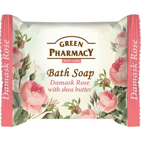Green Pharmacy toaletní mýdlo s damaškovou růží a bambuckým máslem 100 g 96104