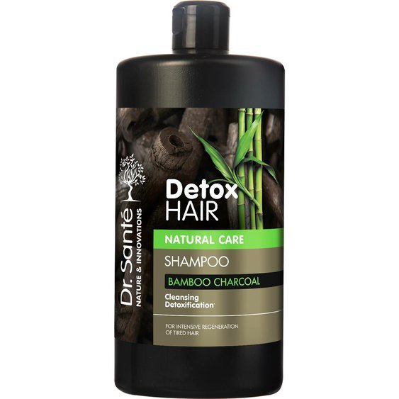 ​Dr. Santé Detox Hair šampon na vlasy 1L - s aktivním uhlím z bambusu 96312