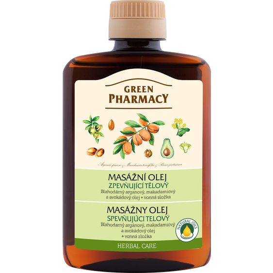 Green Pharmacy Masažní olej zpevňující tělo 200 ml 96331