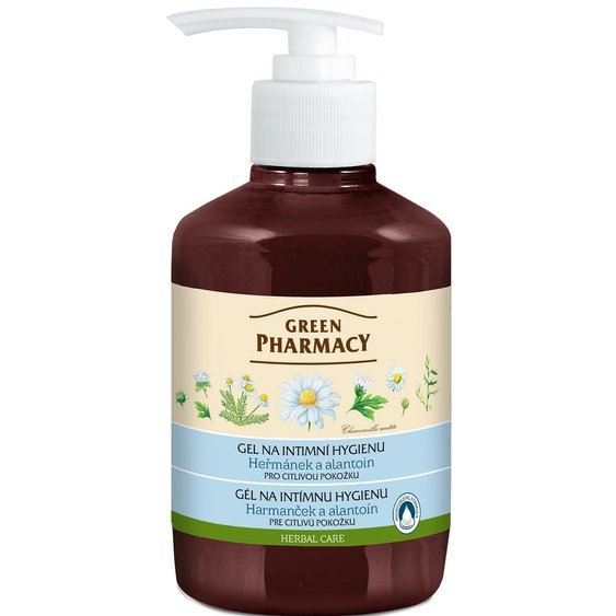 Green Pharmacy gel na intimní hygienu pro citlivou pokožku 370ml  96420