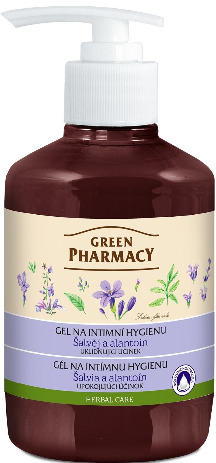 GREEN PHARMACY gel na intimní hygienu s uklidňujícím účinkem 370ml