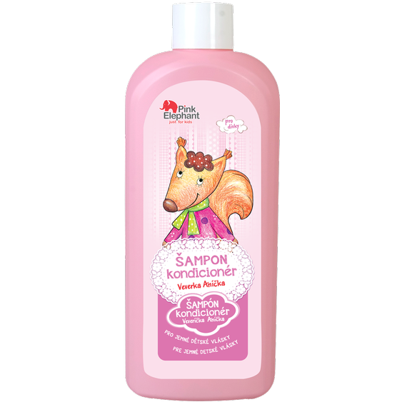 PINK ELEPHANT Šampon a kondicinér na vlasy Veverka Aníčka 500ml 96441