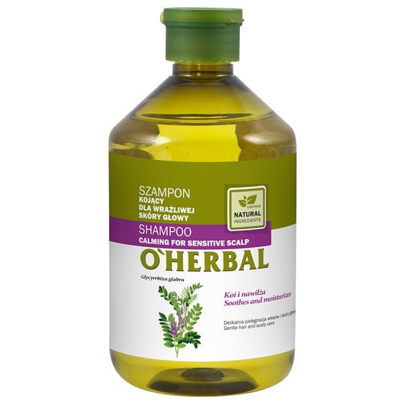 O'Herbal zklidňující šampon pro citlivou pokožku hlavy s extraktem z lékořice 500ml 96499