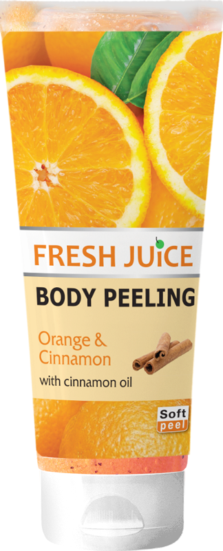 ​Fresh Juice Tělový peeling Pomeranč a Skořice 200ml