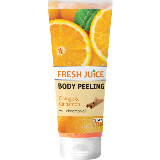 ​Fresh Juice Tělový peeling Pomeranč a Skořice 200ml 96701