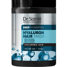 Dr. Santé Hyaluron Deep Hydratin maska pro suché, matné a lámavé vlasy 1l