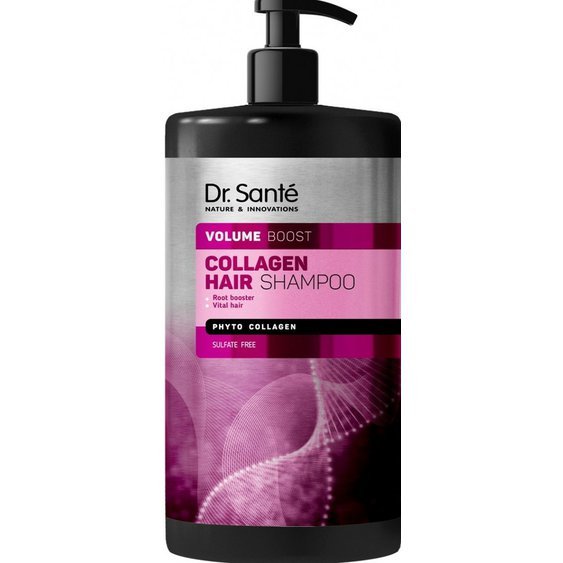 Dr.Sante COLLAGEN HAIR Volume boost šampon pro poškozené, suché vlasy a vlasy bez objemu 1L 96751