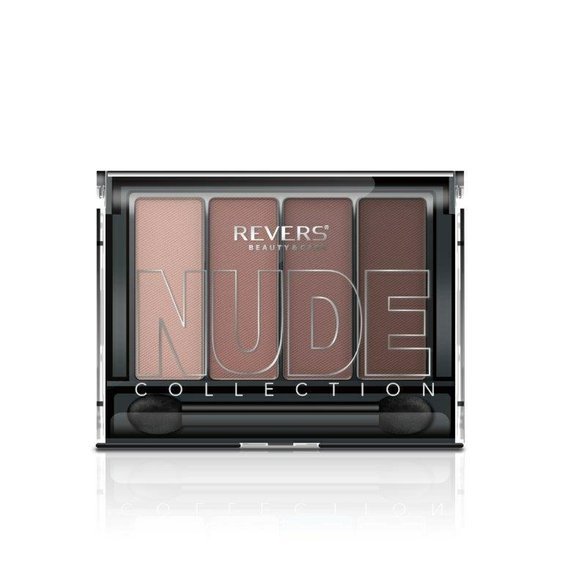 Revers NUDE COLLECTION MATT oční stíny č.2 Stunning Smokes brown 6g 97156