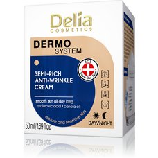 DELIA COSMETICS Dermo System polomastný krém proti vráskám 50ml
